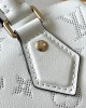 Louis Vuitton Speedy Bandoulière 20 Bag White with Gold Hardware