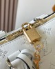 Louis Vuitton Speedy Bandoulière 20 Bag White with Gold Hardware