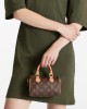 Louis Vuitton Speedy Nano Bag Monogram with Gold Hardware