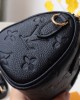 Louis Vuitton Speedy Nano Bag Black with Gold Hardware