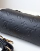 Louis Vuitton Speedy Nano Bag Black with Gold Hardware