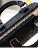 Louis Vuitton Speedy Nano Bag Black with Gold Hardware