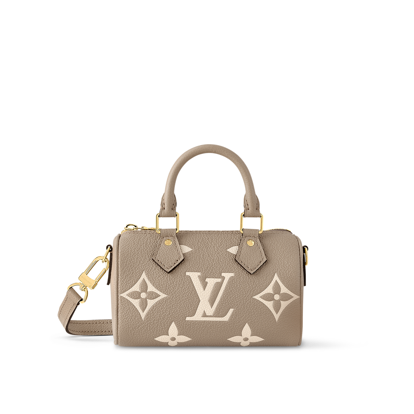 Louis Vuitton Speedy Nano Bag Dove/Cream with Gold Hardware