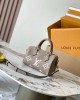 Louis Vuitton Speedy Nano Bag Dove/Cream with Gold Hardware