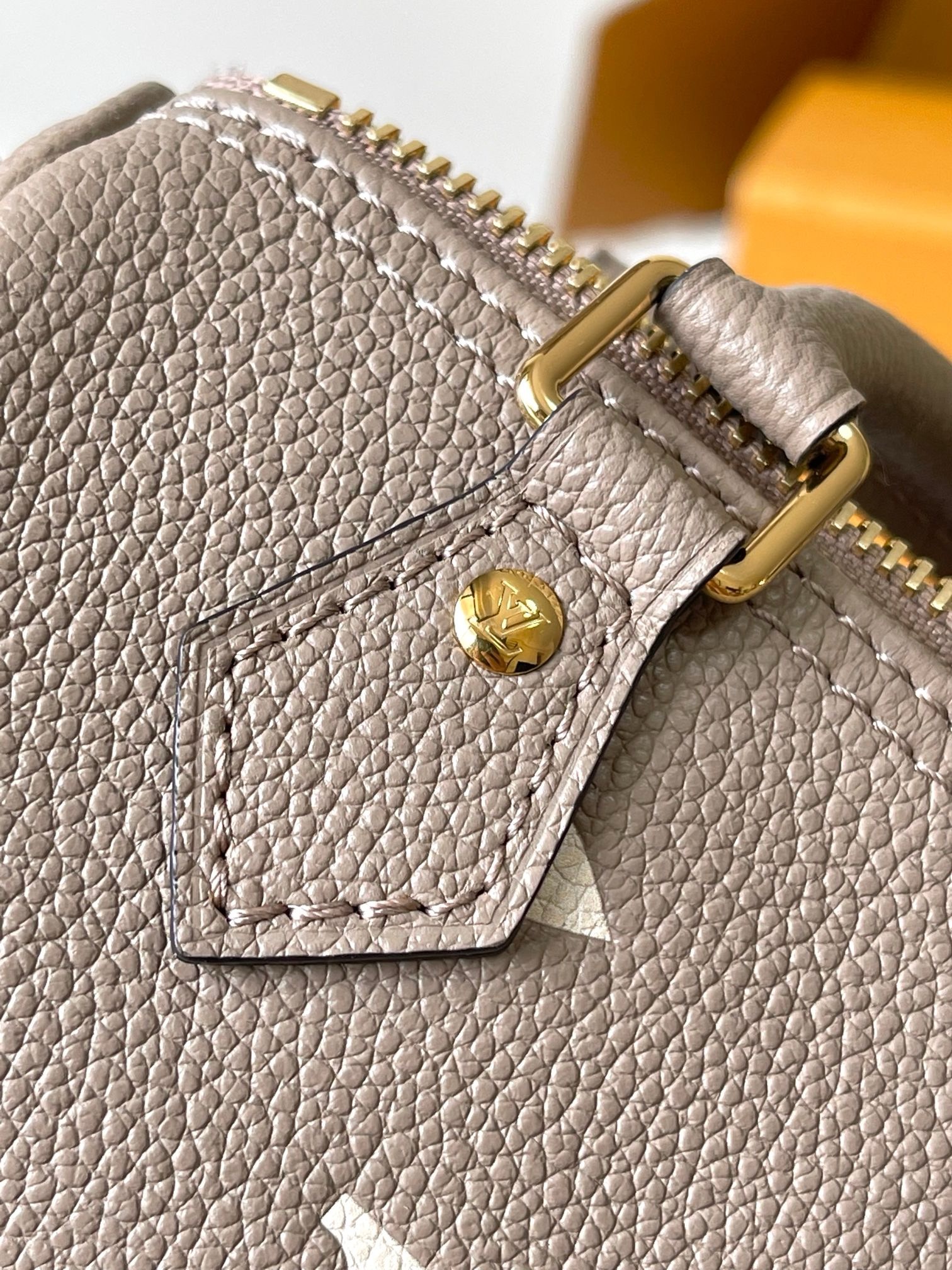 Louis Vuitton Speedy Nano Bag Dove/Cream with Gold Hardware