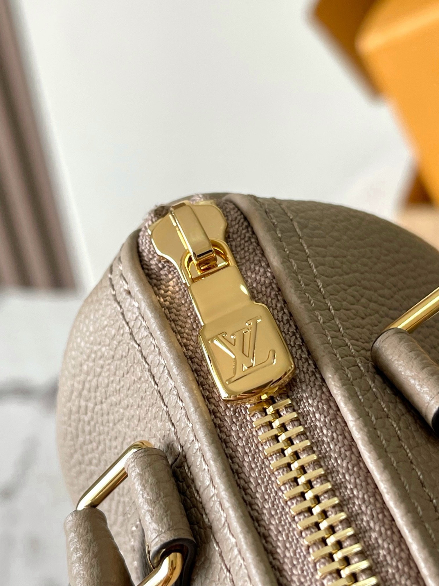 Louis Vuitton Speedy Nano Bag Dove/Cream with Gold Hardware