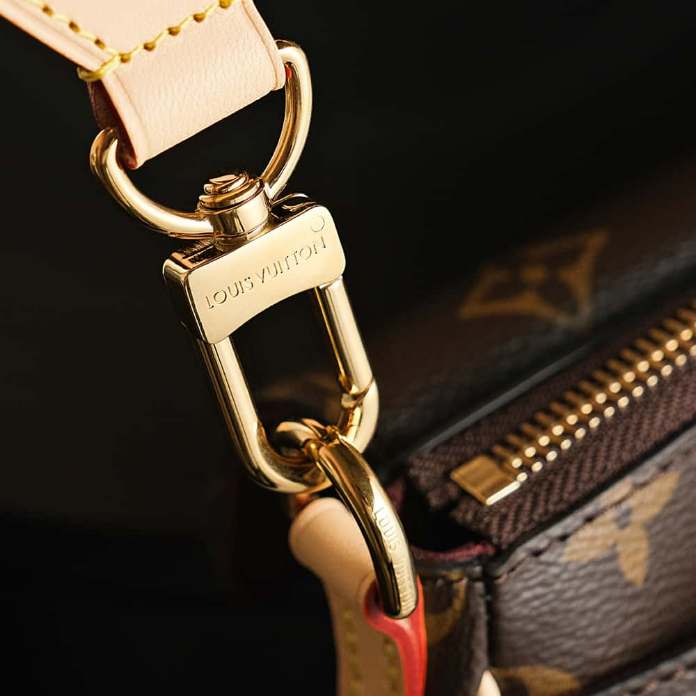 Louis Vuitton Vivacite Bag with Gold Hardware